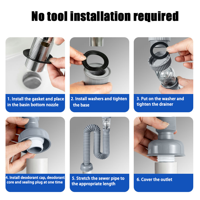 How to Install a Flexible Drain Pipe